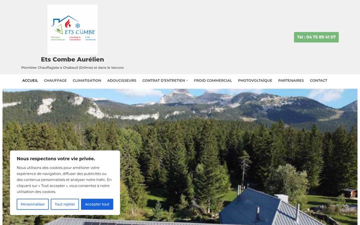 Screenshot of ets-combe.com