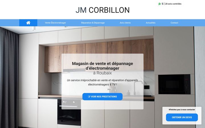 Screenshot of ets-corbillon.fr