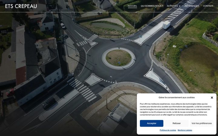 Screenshot of ets-crepeau.fr