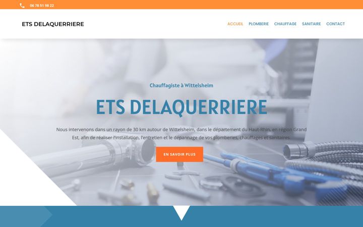 Screenshot of ets-delaquerriere.fr