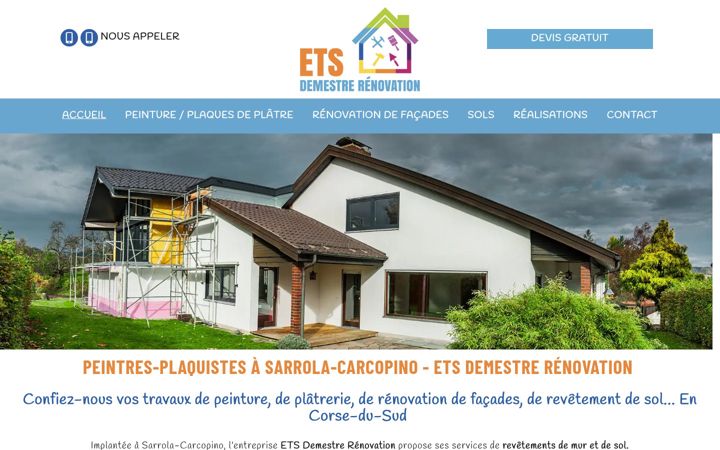 Screenshot of ets-demestre-renovation.fr