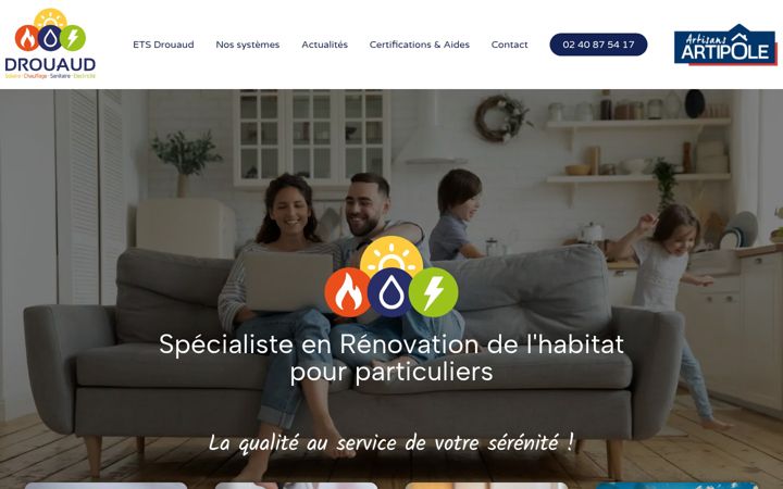 Screenshot of ets-drouaud.fr