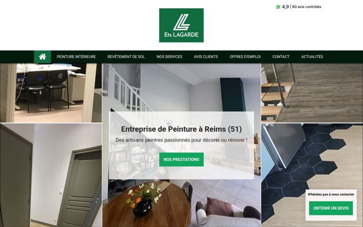 Screenshot of ets-lagarde-avis.fr