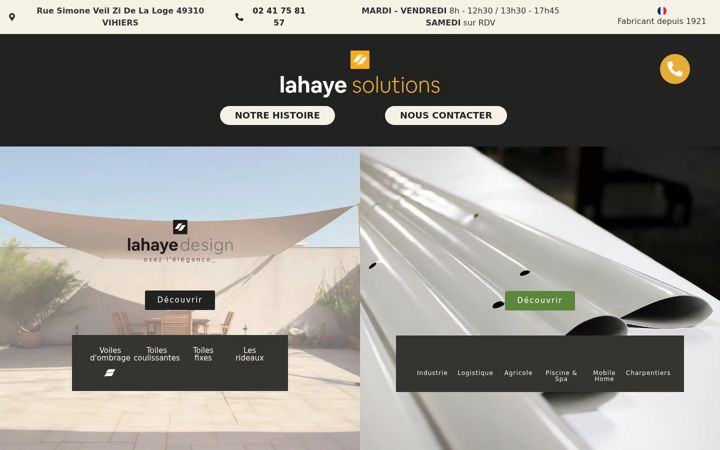 Screenshot of ets-lahaye.com