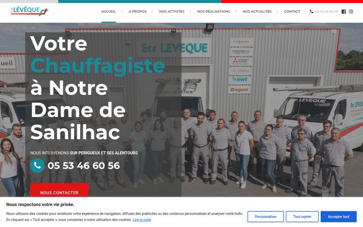 Snímek obrazovky ets-leveque.fr