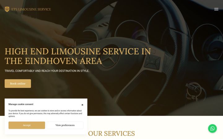 Screenshot ta' ets-limousineservice.nl