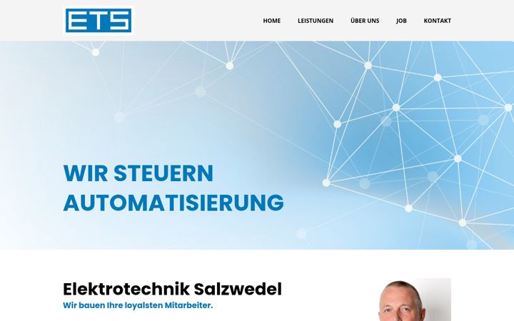 Screenshot von ets-saw.de