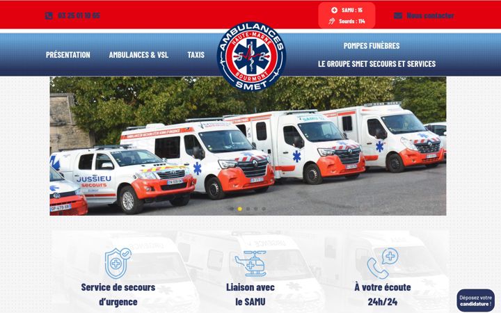 Snímek obrazovky ets-smet.fr