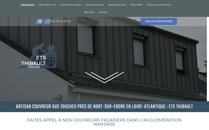 Screenshot of ets-thibault-44.fr