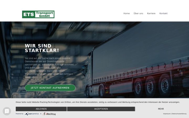 Screenshot of ets-transporte.de