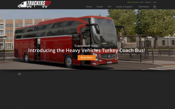 Screenshot of ets2mp.com
