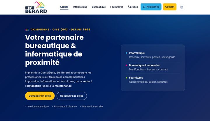 Screenshot of etsberard.fr