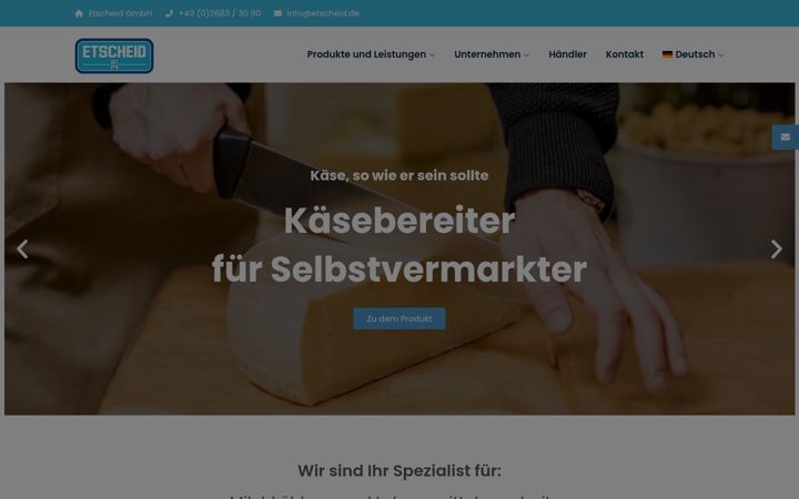 Screenshot von etscheid.de