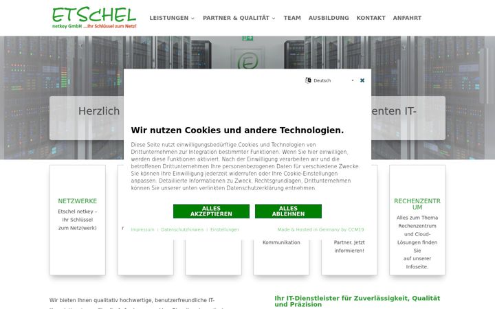 Screenshot of etschel.de