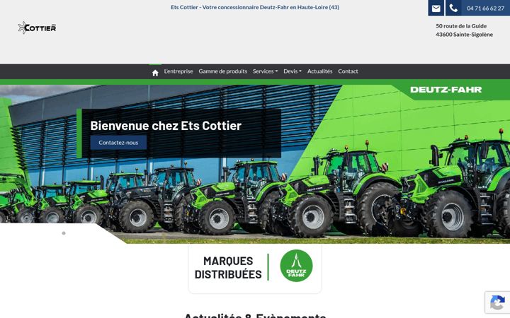 Екранна снимка на etscottier.fr