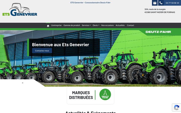Screenshot of etsgenevrier.fr