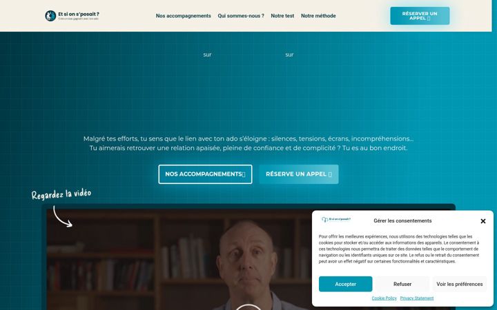 Screenshot of etsionsposait.com