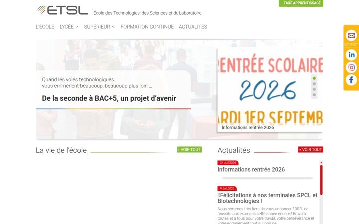 Screenshot ta' etsl.fr