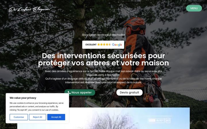 Screenshot of etslenfantelagage.fr