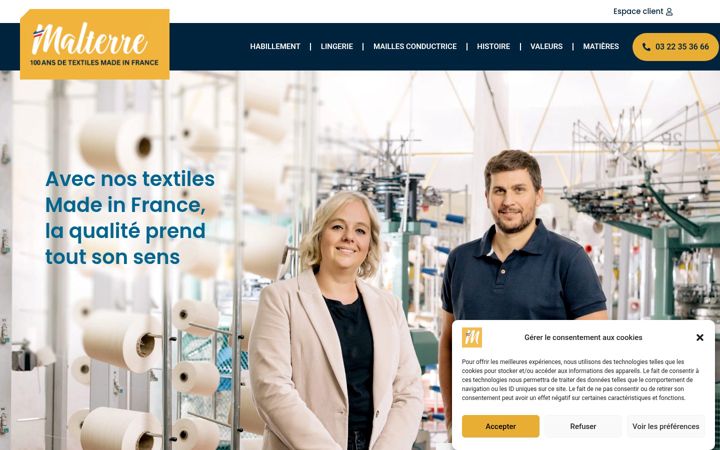 Screenshot of etsmalterre.fr