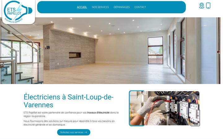 Screenshot of etspapillot.fr
