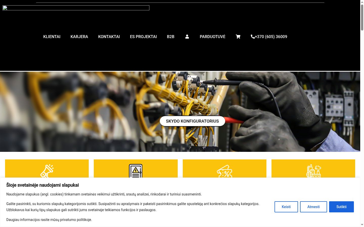 Screenshot des Einwilligungsbanners vor jeglicher Interaktion