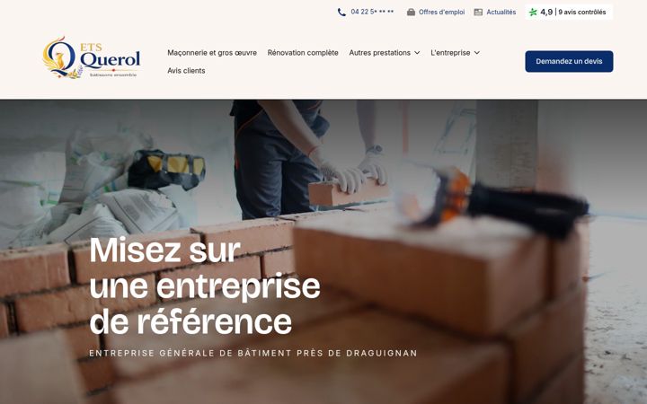 Screenshot of etsquerol-carrelage.com