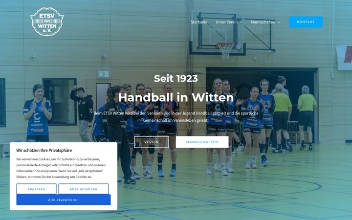 Screenshot of etsv-witten.com