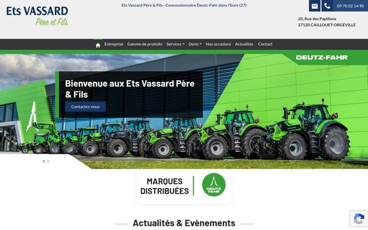 Screenshot of etsvassard-pereetfils.fr