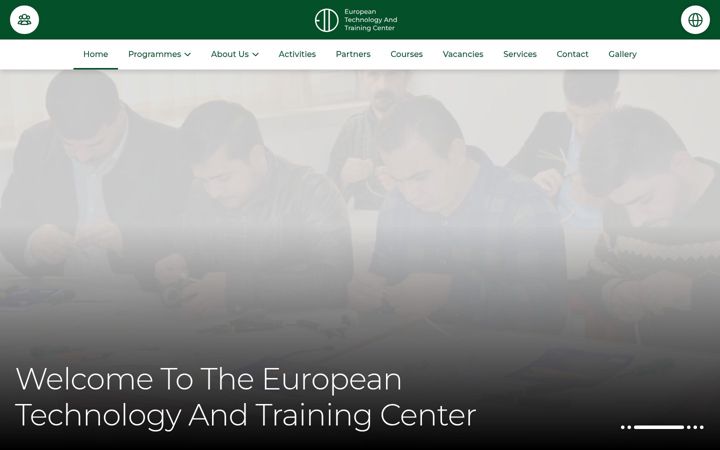Screenshot of ettc-iraq.net