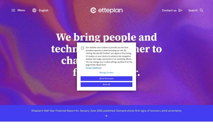 Screenshot of etteplan.com