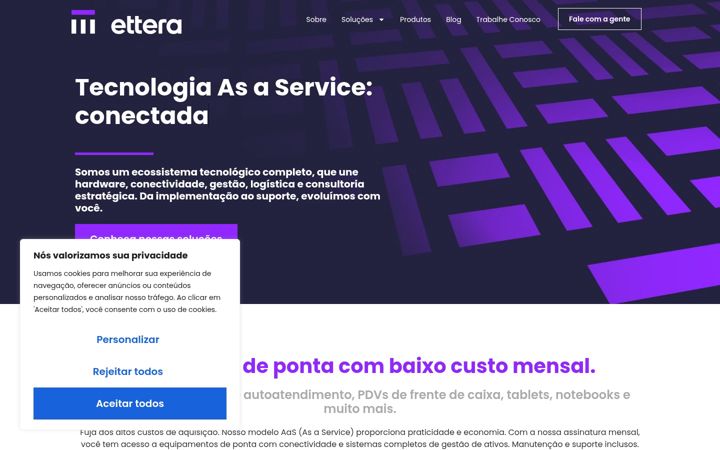 Zrzut ekranu ettera.com.br