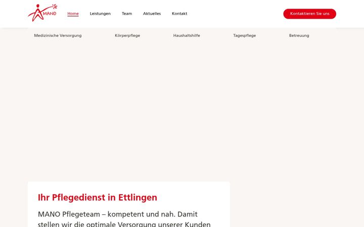 Screenshot of ettlingen-pflegedienst.de