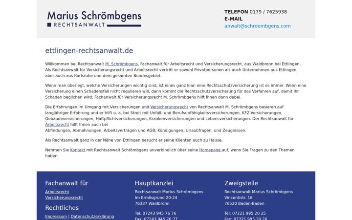 Screenshot of ettlingen-rechtsanwalt.de