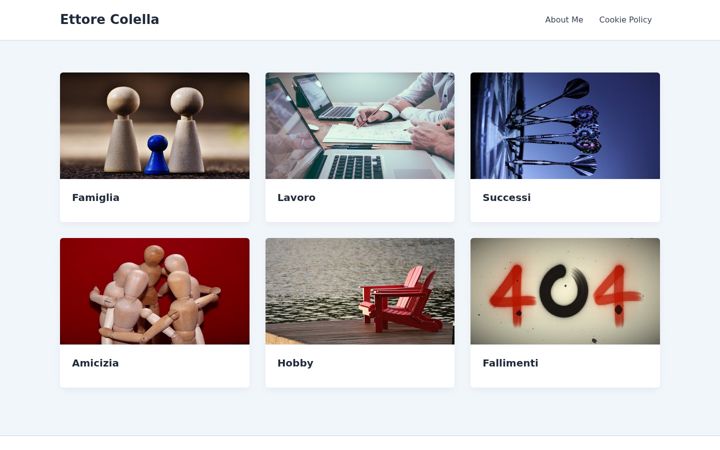 Screenshot of ettorecolella.com