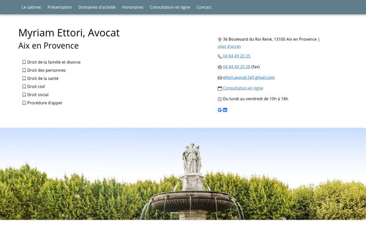 Screenshot ta' ettoriavocat.fr