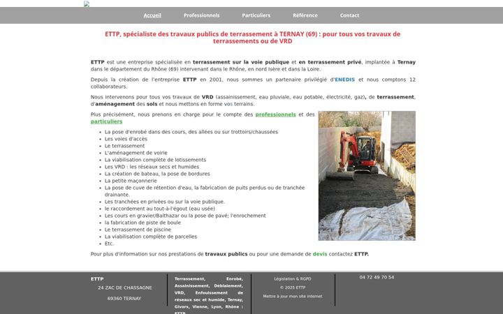 Screenshot ta' ettp-69.fr