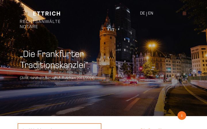 Screenshot von ettrich.de