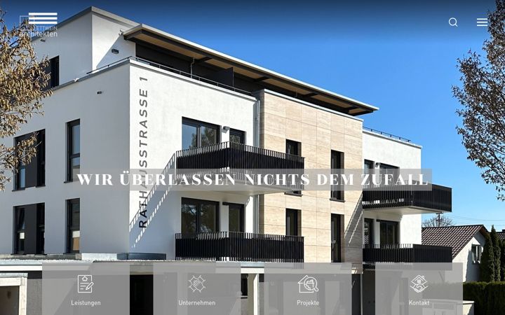 Screenshot of ettwein-architekten.de