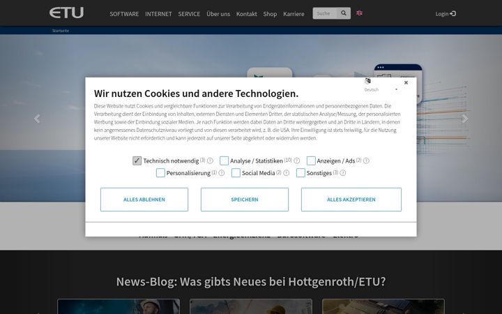 Screenshot von etu.de