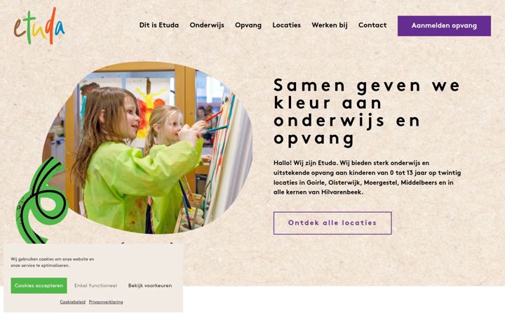 Screenshot ta' etuda.nl