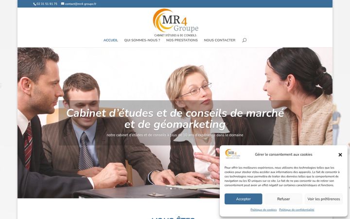 Screenshot of etude-de-marche.eu