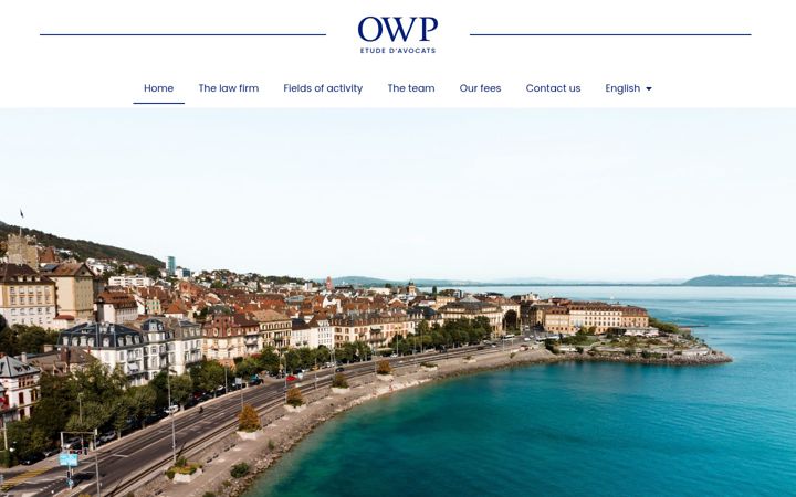 Екранна снимка на etude-owp.ch