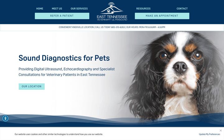 Screenshot of etvetus.com