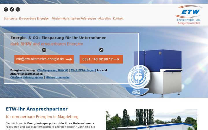 Screenshot von etw-alternative-energie.de
