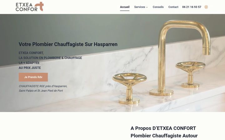 Skærmbillede af etxea-confort.fr