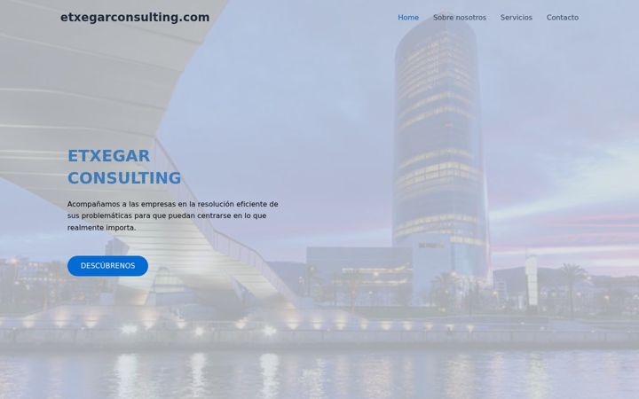 Screenshot of etxegarconsulting.com