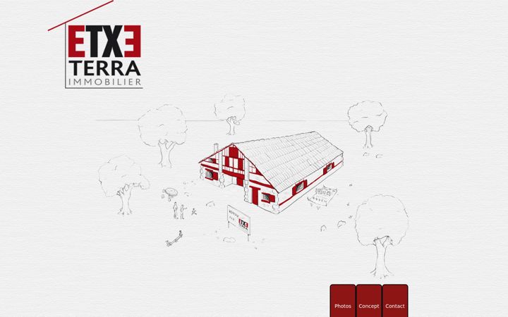 Screenshot of etxeterra-immobilier.com