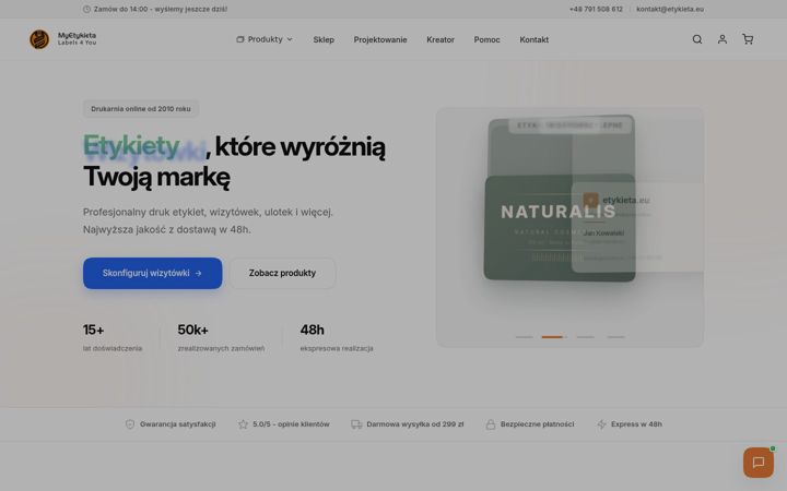 Snímek obrazovky etykieta.eu