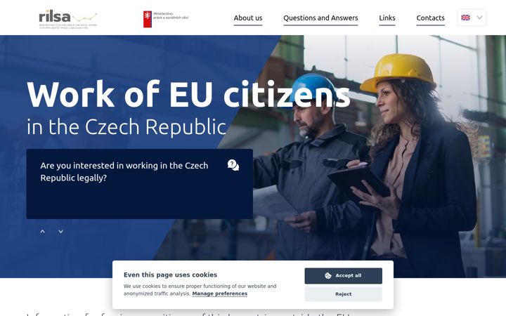 Snímek obrazovky eu-citizens.cz